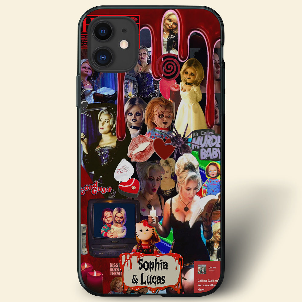 Personalized Horror Fan Phone Case - Chucky Halloween Design