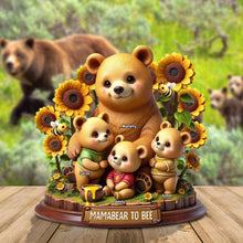 Load image into Gallery viewer, &quot;Celebrate the Love of Family with Our Charming Mom Flat Wood Sign - Personalized Gift for Mom and Grandma&quot; Shaped Plaques PopCulturePrints
