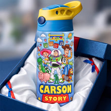 Load image into Gallery viewer, “Adventure Awaits!” - Little Heroes Colorful Kid Tumbler - Personalized Gifts For Kids
