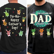 Load image into Gallery viewer, &quot;Celebrate Every Hero&#39;s Journey!&quot; - Personalized Legend Dad Shirt - Gift for Dads, Grandpas, and Every Father Figure Shirts PopCulturePrints
