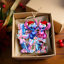 Load image into Gallery viewer, Personalized Couple Christmas Ornament - Unique Holiday Gift - Valentine&#39;s Day Gifts Ornament PopCulturePrints
