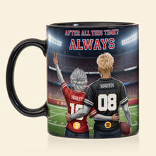 Load image into Gallery viewer, “After All This Time? Always” - Personalized Sport Lover Couple Coffee Mug - Perfect Gift for Sports Fans Coffee Mug PopCulturePrints

