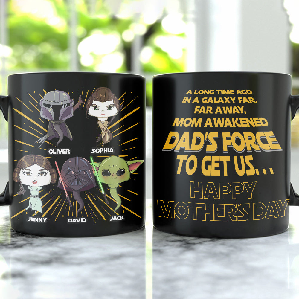 Galaxy Mom Personalized Coffee Mug - Star-Themed Mother's Day Gift Coffee Mug PopCulturePrints