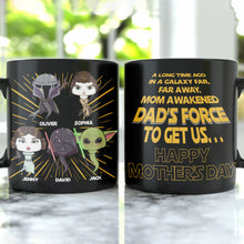 Load image into Gallery viewer, Galaxy Mom Personalized Coffee Mug - Star-Themed Mother&#39;s Day Gift Coffee Mug PopCulturePrints
