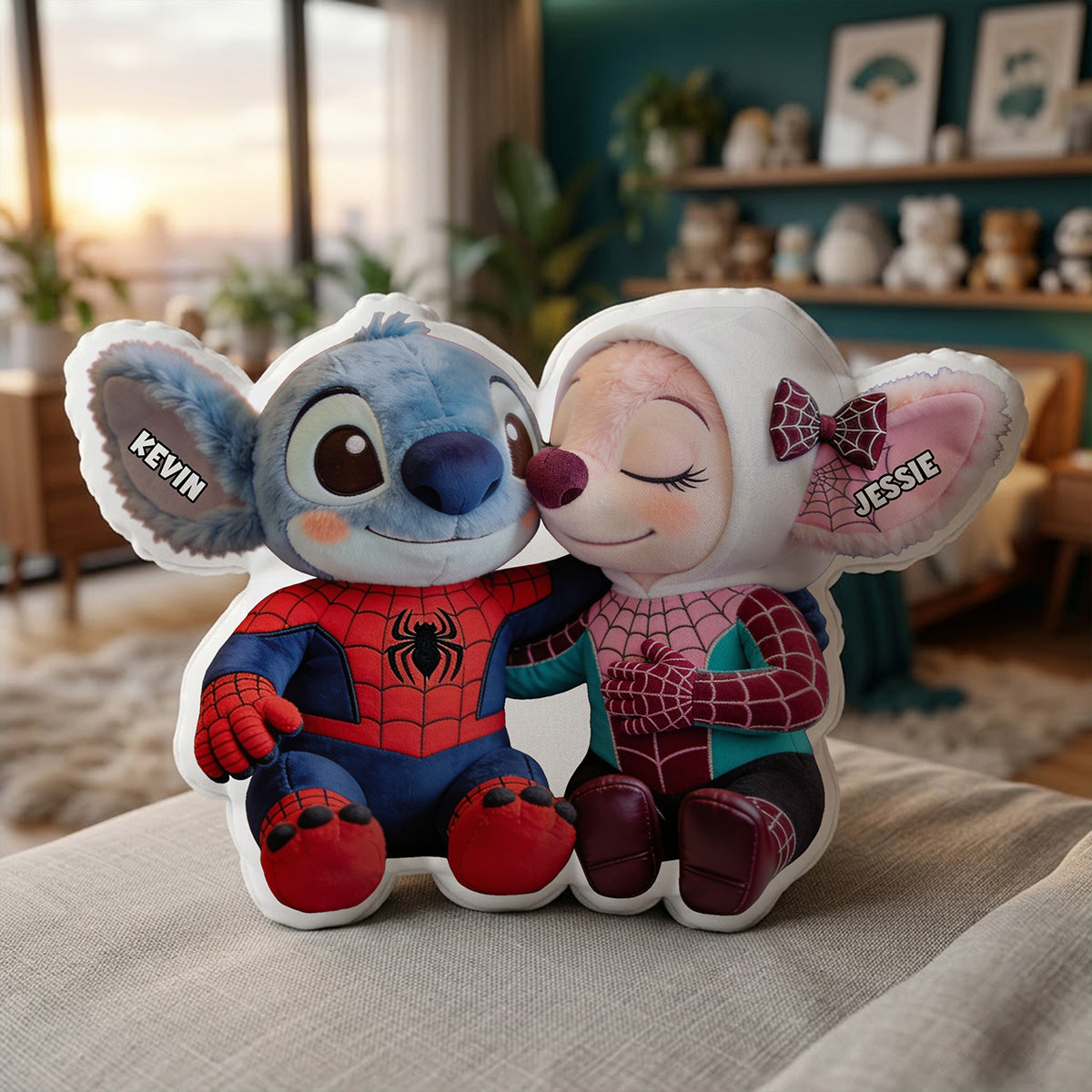 Mischievous Couple Custom Shaped Pillow - Personalized Gifts For Couples 02pgta060826 Pillow PopCulturePrints