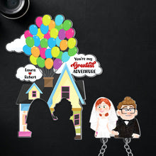 Load image into Gallery viewer, Personalized Couple Key Holder - Valentine's Day Gifts - Greatest Adventure Gift Key Holder PopCulturePrints
