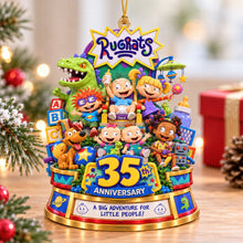 Load image into Gallery viewer, "Celebrating Milestones: A Big Adventure for Little People" - Personalized Acrylic Ornament for the 35th Anniversary
