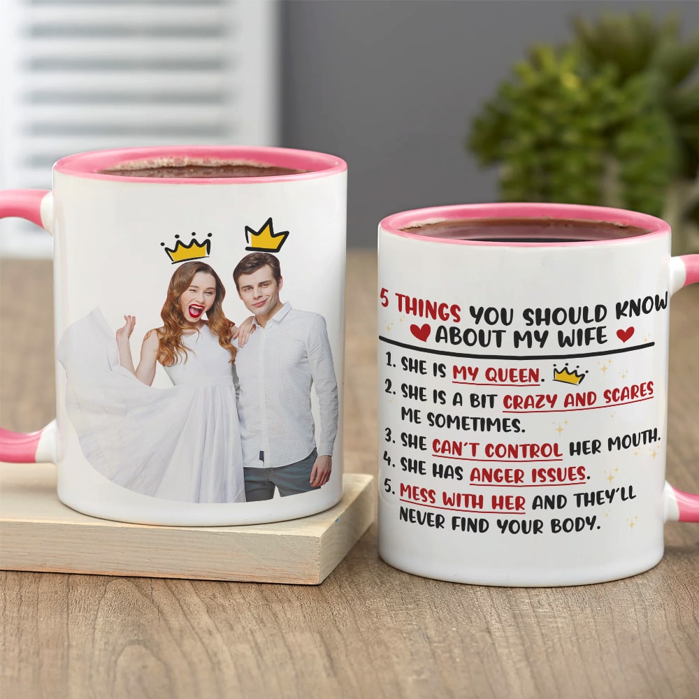 Personalized Couple Mug: 5 Things You Should Know About My Wife Coffee Mug PopCulturePrints