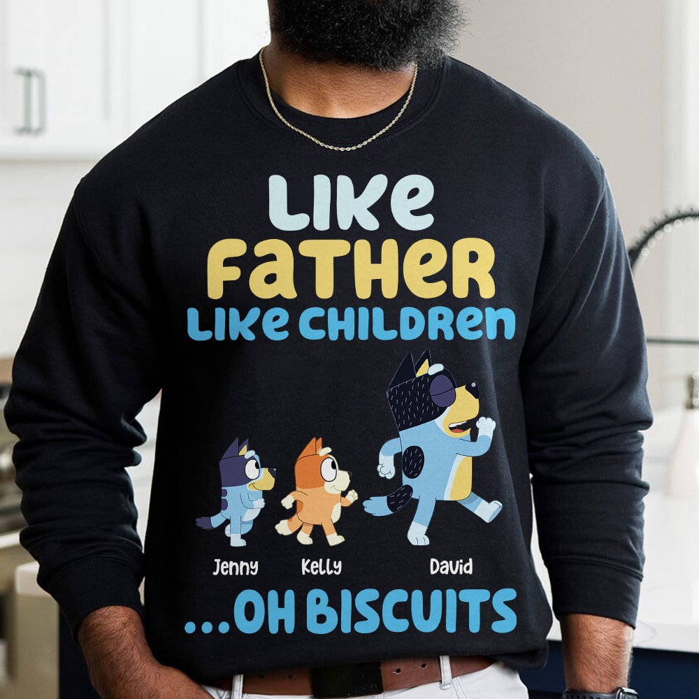 Personalized Father-Daughter 'Oh Biscuits' T-Shirt