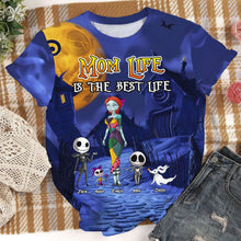 Load image into Gallery viewer, Personalized Mom Life T-Shirt - Custom Family Mom Gift
