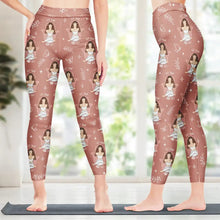 Load image into Gallery viewer, Yoga: Let That Go - Personalized Leggings Leggings PopCulturePrints
