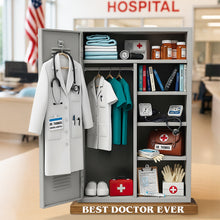 Load image into Gallery viewer, Personalized Doctor&#39;s Locker Acrylic Plaque - A Meaningful Gift for Medical Professionals Shaped Plaques PopCulturePrints
