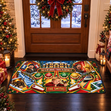 Load image into Gallery viewer, Mischievous Christmas House Runner Rug - Personalize Your Holiday Decor
