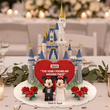 Load image into Gallery viewer, &quot;The Year I Found My Missing Piece&quot; - Personalized Missing Piece Acrylic Plaque Gifts for Couples Shaped Plaques PopCulturePrints
