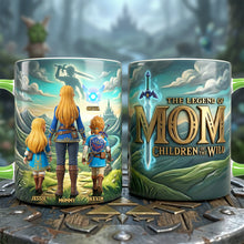 Load image into Gallery viewer, “The Legend of Mom: A Hero’s Gift” - Personalized Coffee Accent Mug for Moms, Grandmas, and Loved Ones Coffee Mug PopCulturePrints
