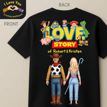 Load image into Gallery viewer, "Our Love Story" - Personalized Couple Shirt - Unique Gift for Loved Ones

