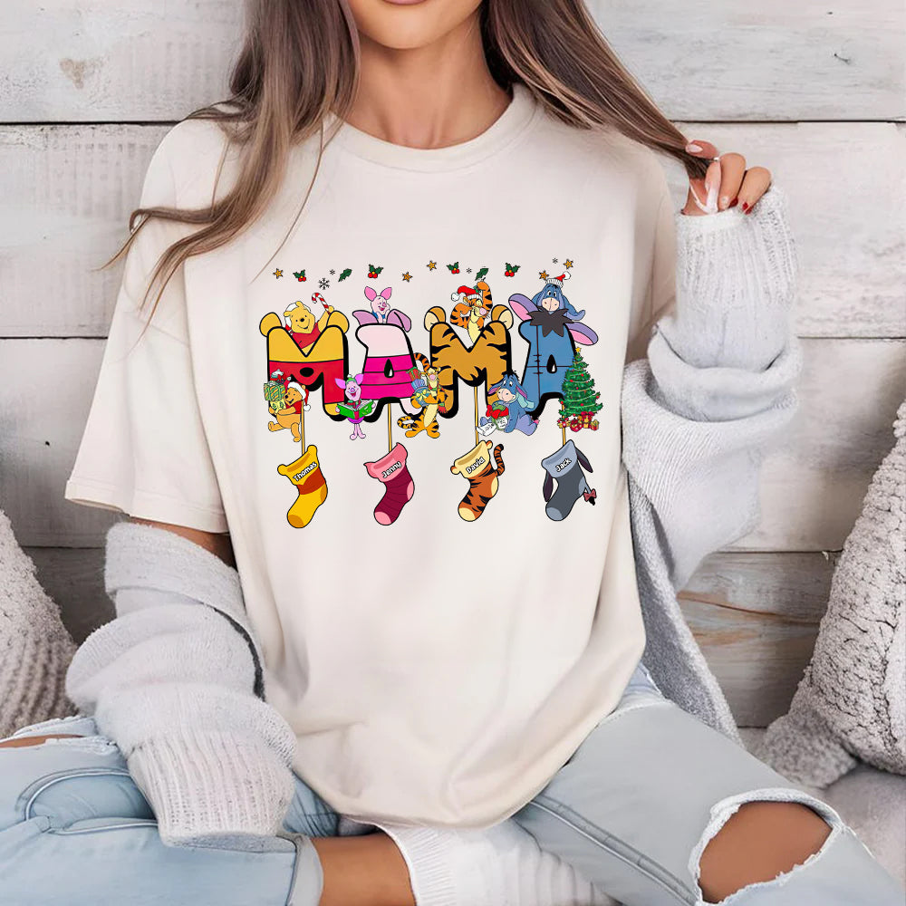 Custom Cartoon Christmas Sweatshirt for Grandma