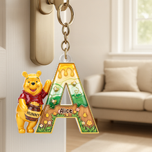 Load image into Gallery viewer, Cute Cartoon Bear Keychain - Personalized Gift for Fans and Friends Keychains PopCulturePrints
