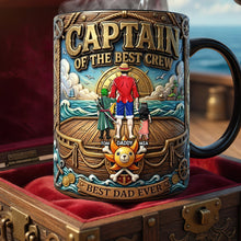 Load image into Gallery viewer, Captain Of The Best Crew - Personalized Magic Coffee Mug for Dad Coffee Mug PopCulturePrints
