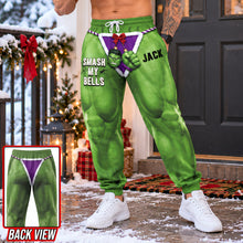 Load image into Gallery viewer, Smash My Bells - Funny Super Strength Sweatpants - Personalized Custom Gifts for Friends and Family
