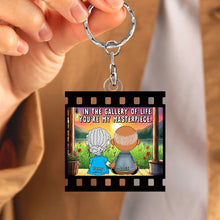 Load image into Gallery viewer, Personalized Gallery Keychain: You&#39;re My Masterpiece Keychains PopCulturePrints
