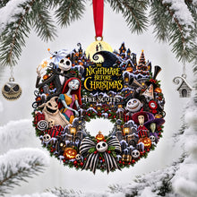 Load image into Gallery viewer, Embrace the Spookiness: Personalized Spooky Family Christmas Ornament
