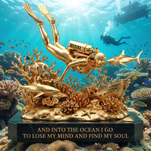 Load image into Gallery viewer, Scuba Diving Acrylic Plaque - Personalized Gifts For For Ocean Lovers 04DTDT260626 Shaped Plaques PopCulturePrints
