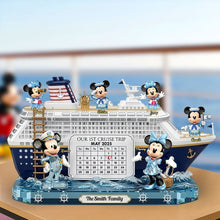 Load image into Gallery viewer, Celebrate Family Adventures with Our 1st Cruise Trip - Personalized Family Plaque Gift Shaped Plaques PopCulturePrints
