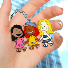 Load image into Gallery viewer, Personalized Best Friends Keychain - Unique Gift for Friendship Keychains PopCulturePrints
