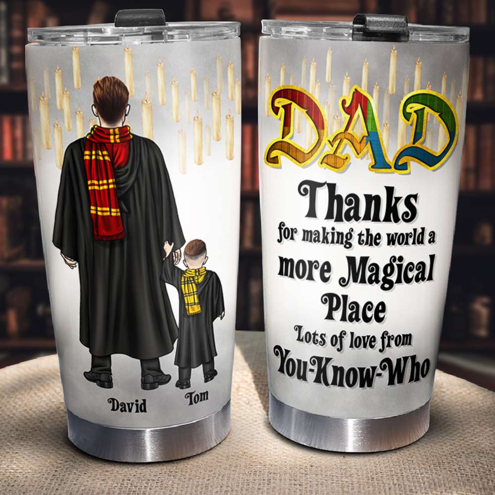 Magical Dad Personalized Tumbler - Perfect Gift for Father's Day