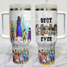 Load image into Gallery viewer, Personalized Anime Inspired Tumbler - Best Mom Ever Gift Tumbler Cup PopCulturePrints
