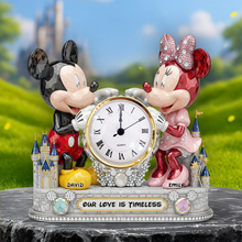 Load image into Gallery viewer, Our Love is Timeless - Personalized Desk Clock for Couples Clock Plaques PopCulturePrints
