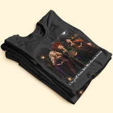 Load image into Gallery viewer, I'm Just Here for the Hocus Pocus - Witchy Halloween Washed Shirt - Personalized Gift for Fans of Spooky Culture
