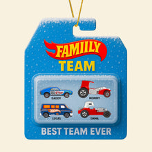 Load image into Gallery viewer, Best Team Ever - Personalized Family Racing Team Ornament for Christmas Ornament PopCulturePrints
