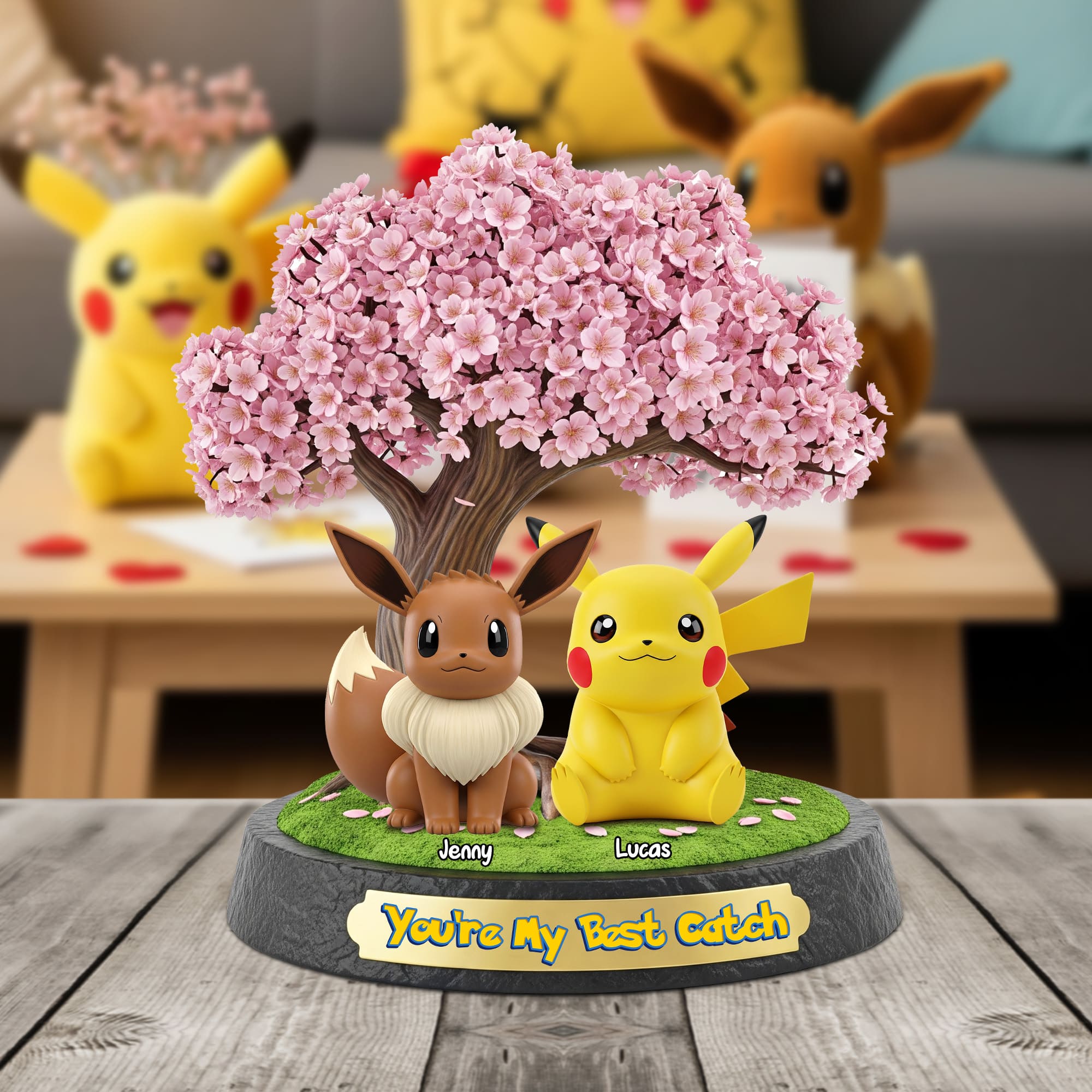 You're My Best Catch - Personalized Couple Plaque Shaped Plaques PopCulturePrints