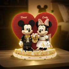 Load image into Gallery viewer, Love Ever After: Personalized Married Couple Acrylic Light Box - Unique Gift for Couples Light Box PopCulturePrints
