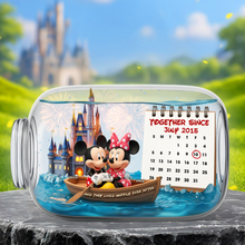 Load image into Gallery viewer, &quot;Together Since July 2015&quot; - Personalized Anniversary Acrylic Plaque - Perfect Gift for Couples, Friends, and Loved Ones Shaped Plaques PopCulturePrints
