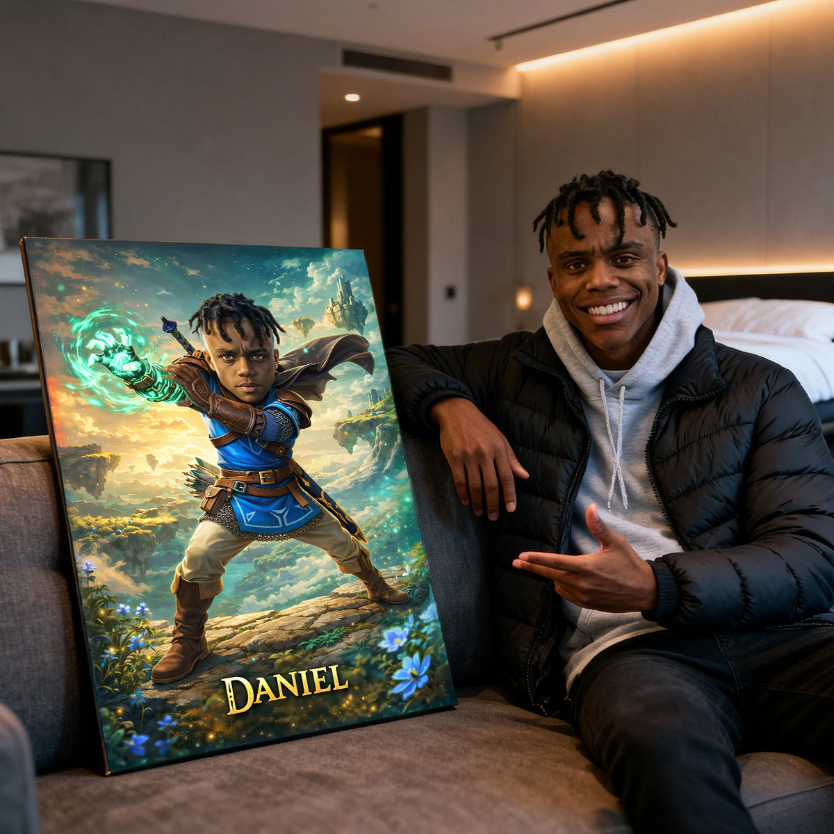 Unlock Your Inner Hero: Fantasy Adventure Canvas Print - Personalized Gifts for Fantasy Lovers Poster & Canvas PopCulturePrints