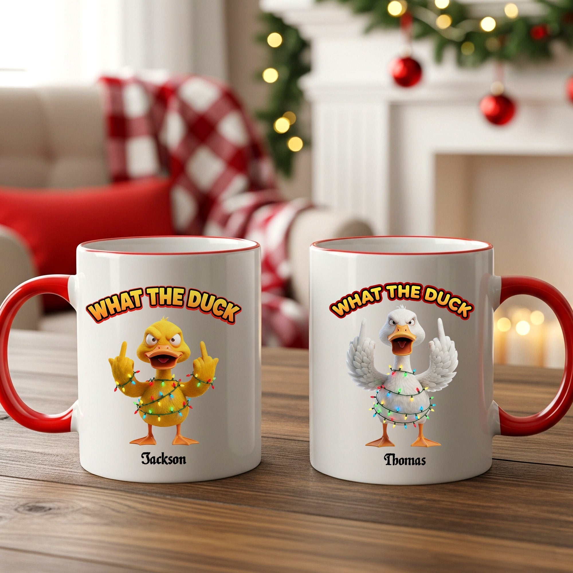 What the Duck: A Humorous Mug for Duck Lovers - Personalized Gift Coffee Mug PopCulturePrints