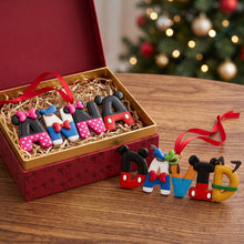 Load image into Gallery viewer, Personalized Cute Alphabet Christmas Ornament - A Unique Gift for Family and Friends Ornament PopCulturePrints
