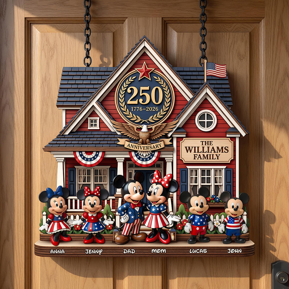 'Celebrate 250 Years of Family Heritage with Personalized Charm' - Custom Wood Sign Gift for Families, Friends, and Loved Ones Wood Sign PopCulturePrints