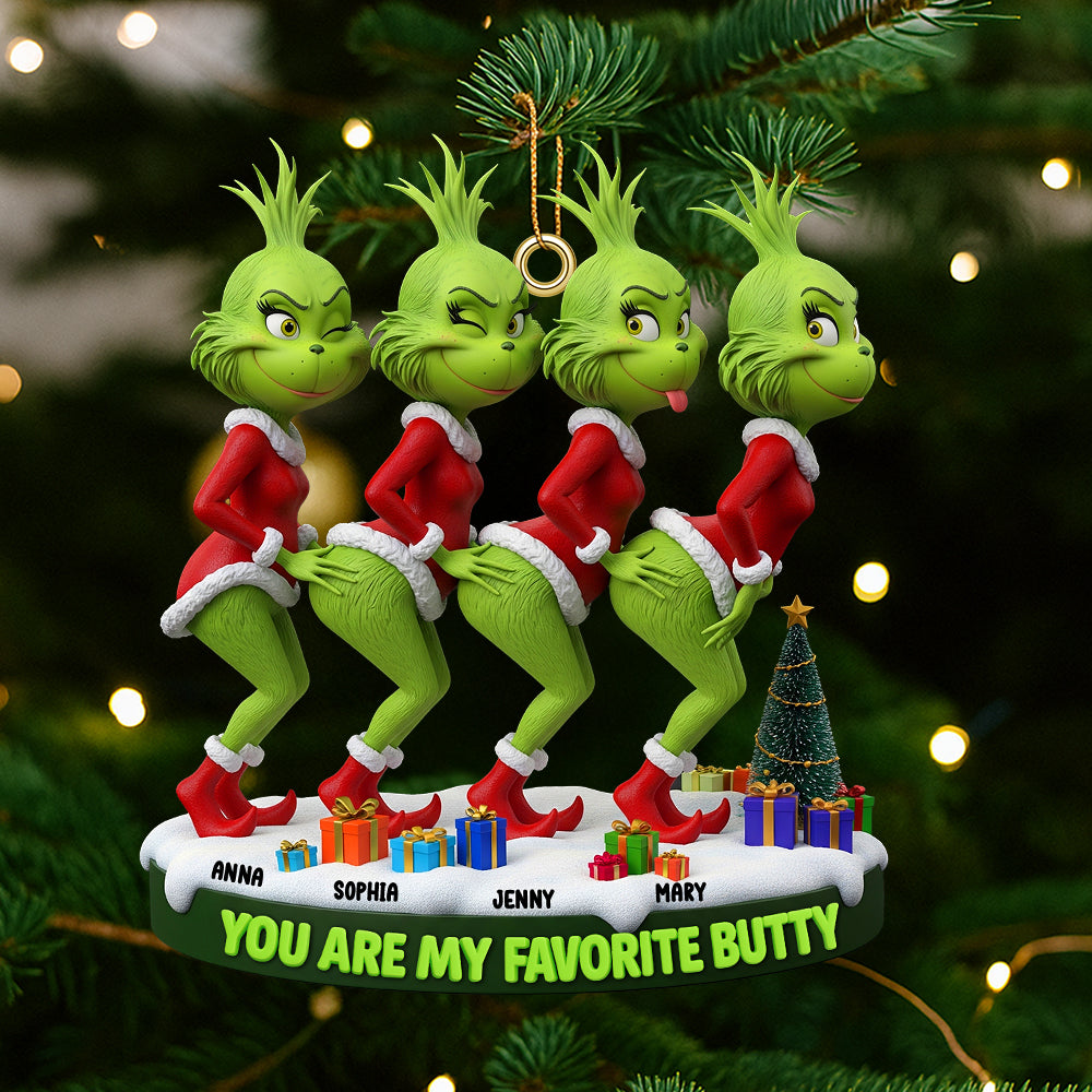 You Are My Favorite Butty - Personalized Funny Gifts for Besties Christmas Ornament Ornament PopCulturePrints
