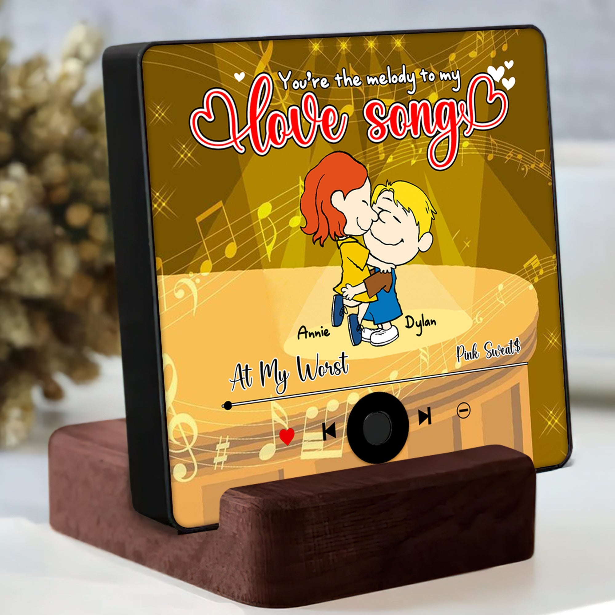 Personalized Couple Coffee Mug - Butterflies in the Stomach Fridge Magnet PopCulturePrints