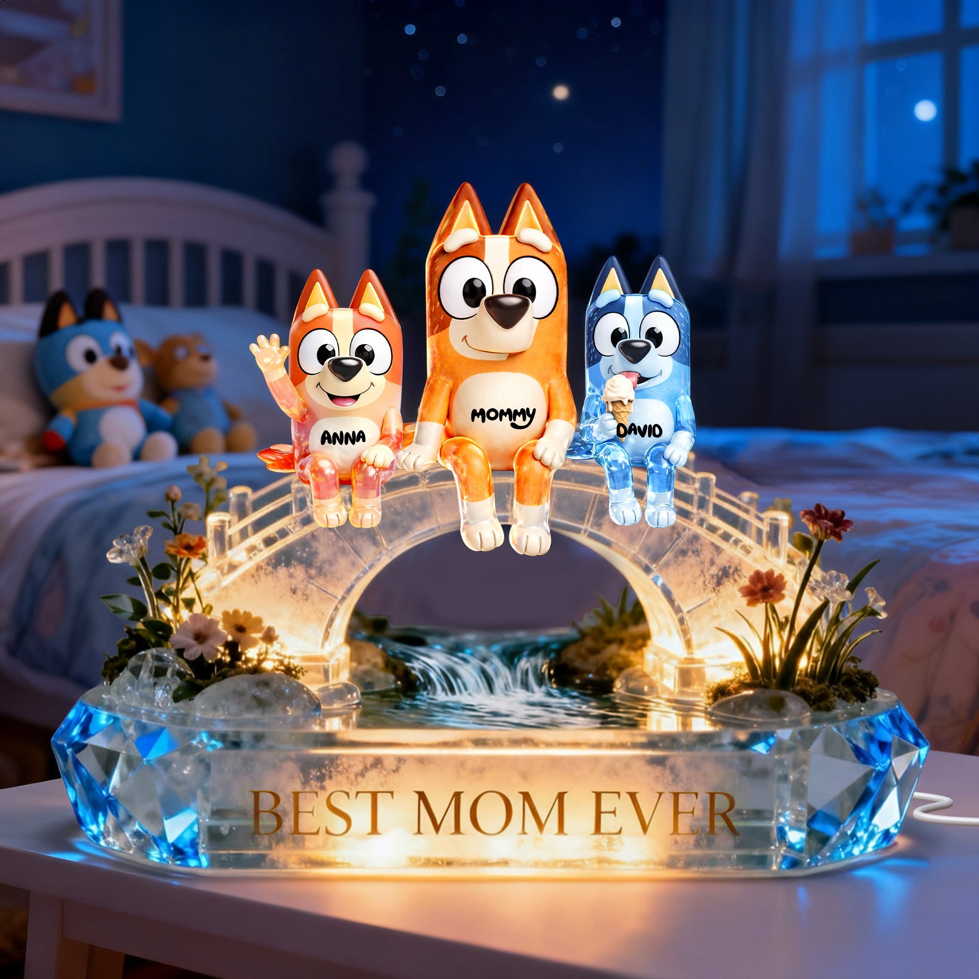 "Best Mom Ever - A Heartfelt Tribute!" - Personalized Light Box for Mom & Grandma Light Box PopCulturePrints