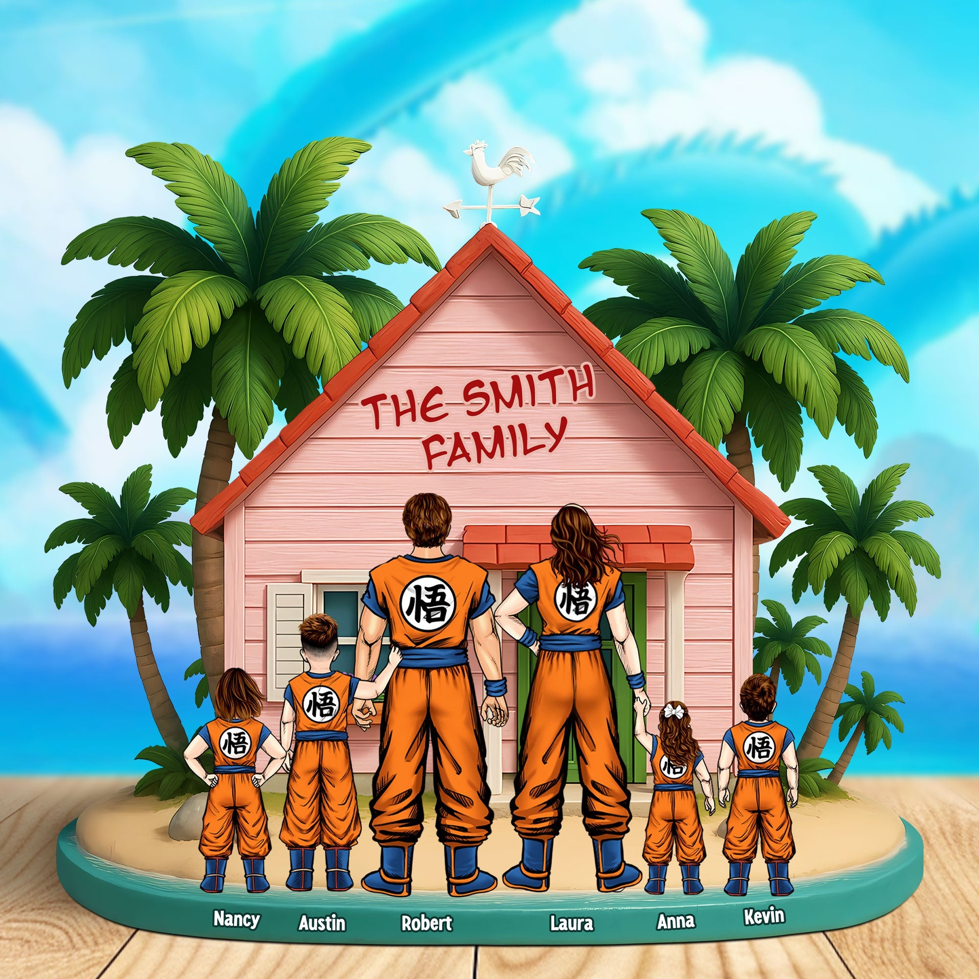 Family Plaque - A Personalized Gift for Every Family Member Shaped Plaques PopCulturePrints