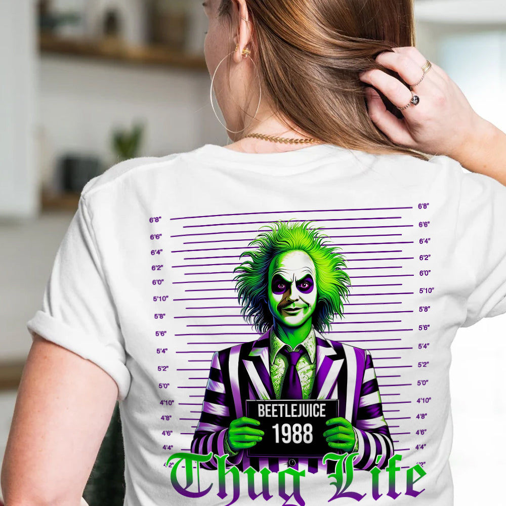 Beetlejuice Thug Life Halloween Shirt for Horror Movie Fans