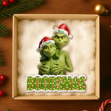 Load image into Gallery viewer, &quot;Celebrate Love and Laughter this Holiday Season!&quot; - Naughty Couple Christmas Tree Ornament - Personalized Gift for Couples, Friends, or Family Ornament PopCulturePrints
