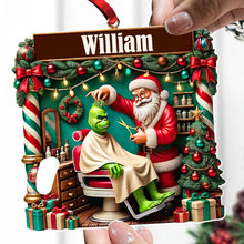 Load image into Gallery viewer, Personalized Christmas Ornament for Barber Lovers Ornament PopCulturePrints
