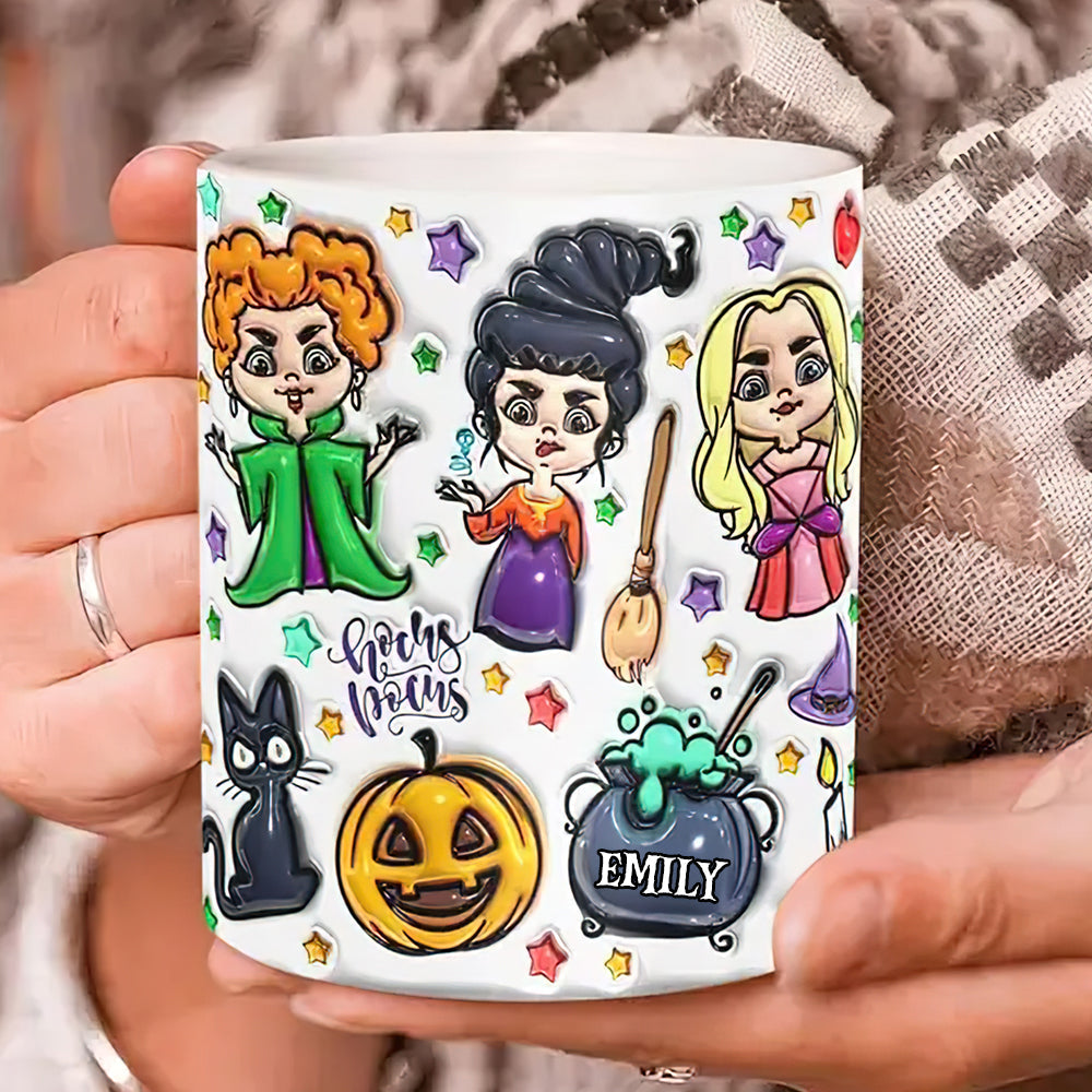 Custom Halloween Mug for Horror Fans - Witchy Design Coffee Mug PopCulturePrints