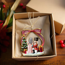 Load image into Gallery viewer, Touch Your Butts, I Just Wanna Bust A Nut - Personalized Christmas Ornament for Couples Ornament PopCulturePrints
